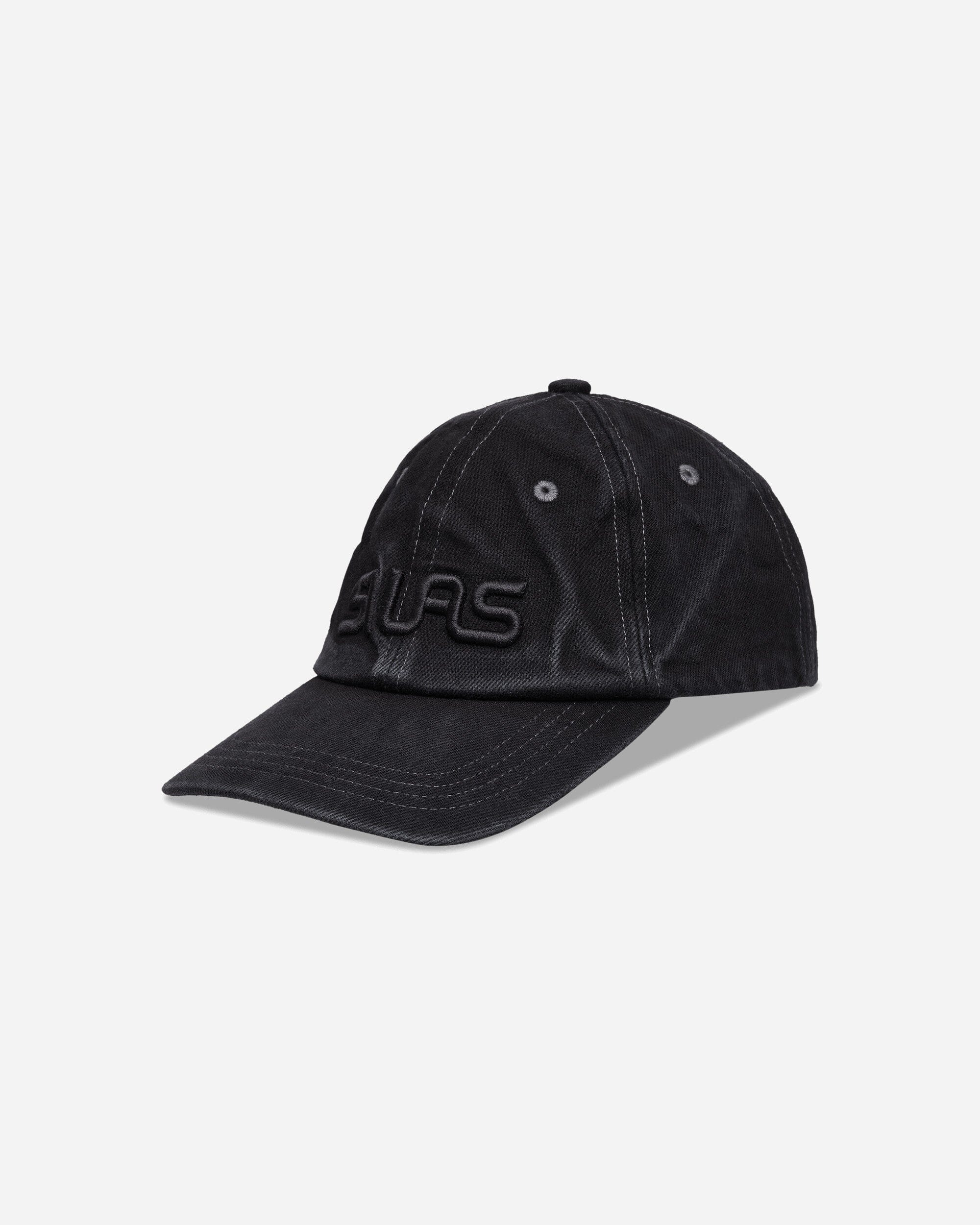 Silas Logo Cap Washed Black