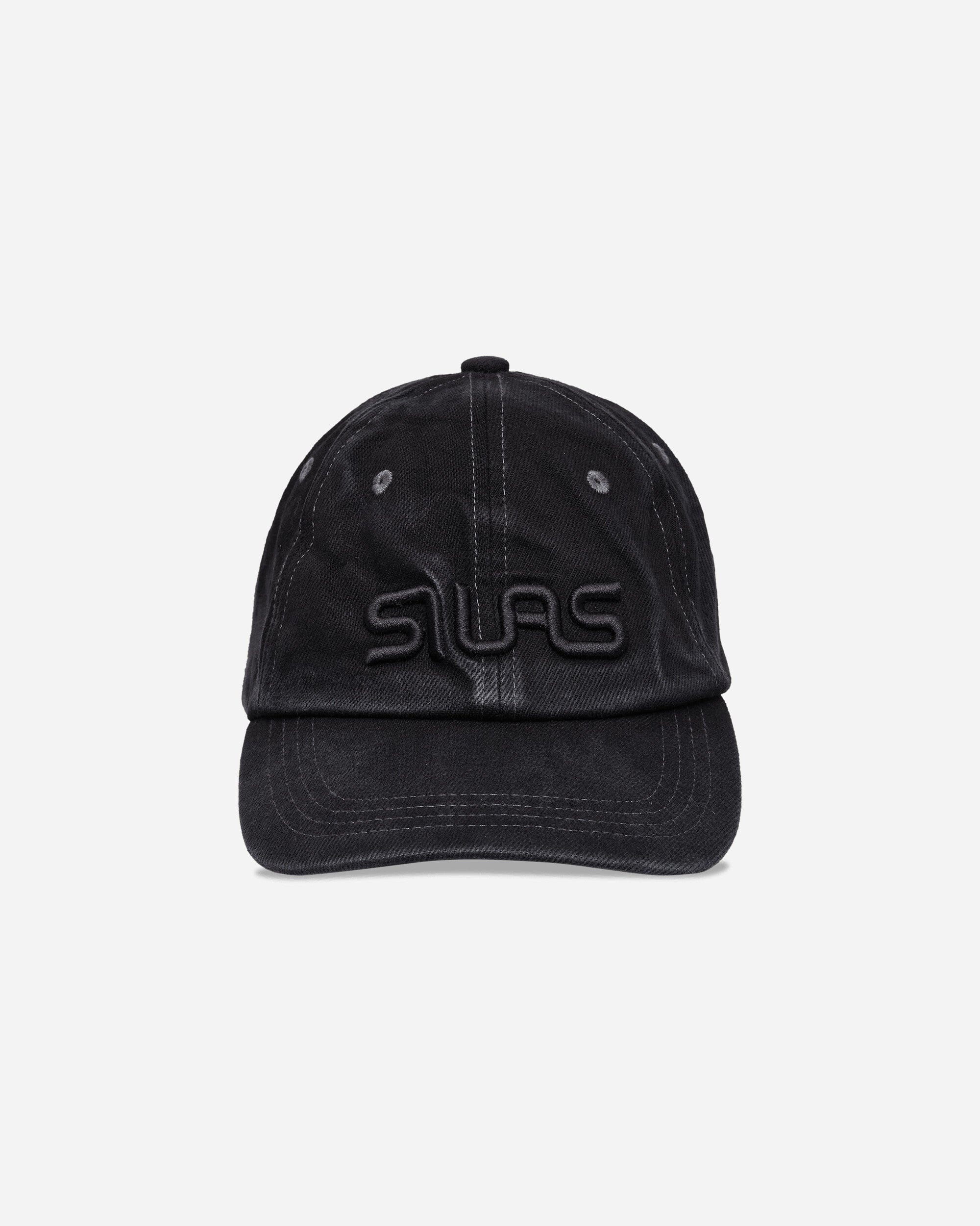 Silas Logo Cap Washed Black
