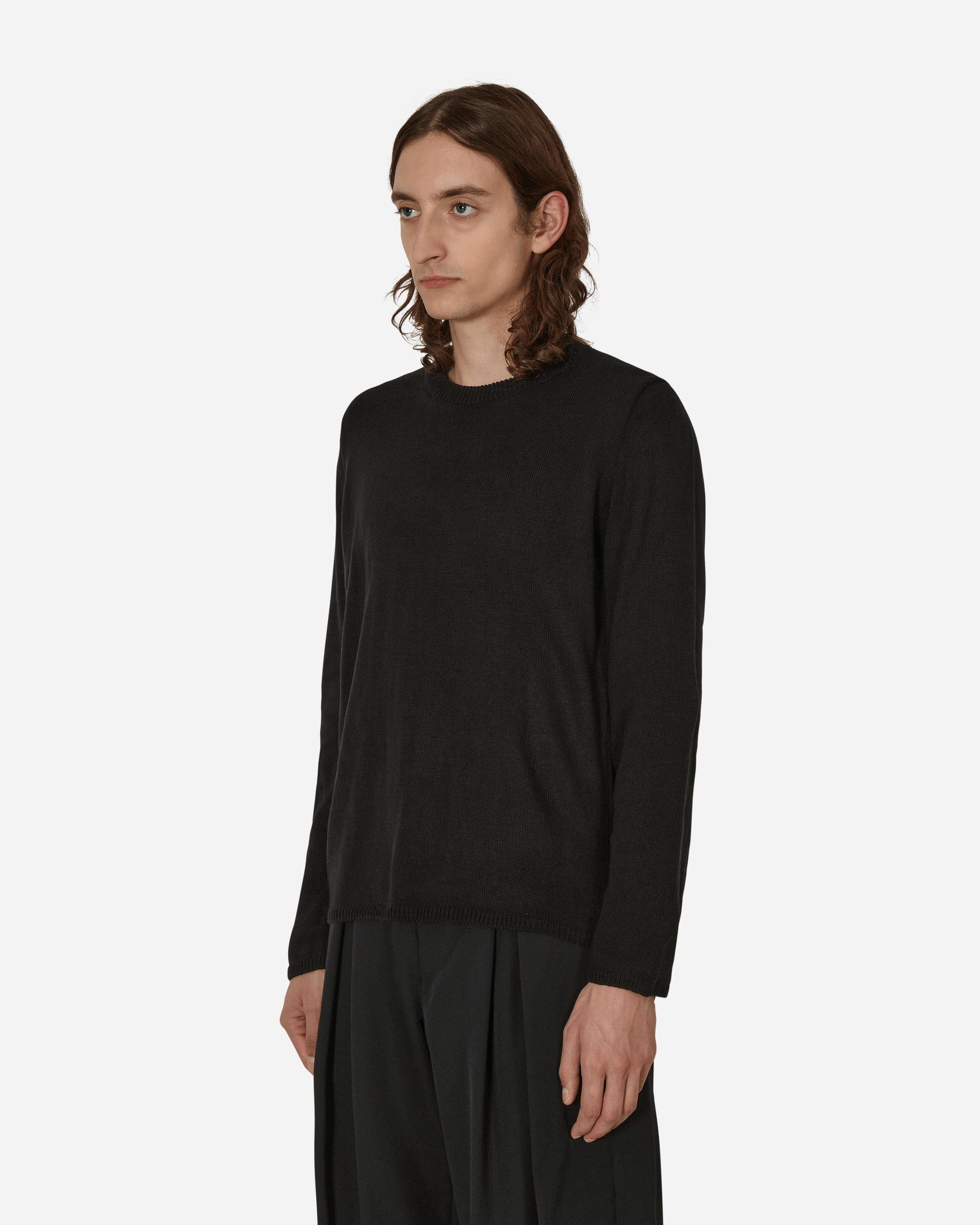 Comme Des Garçons Black Asymmetric Pullover Black