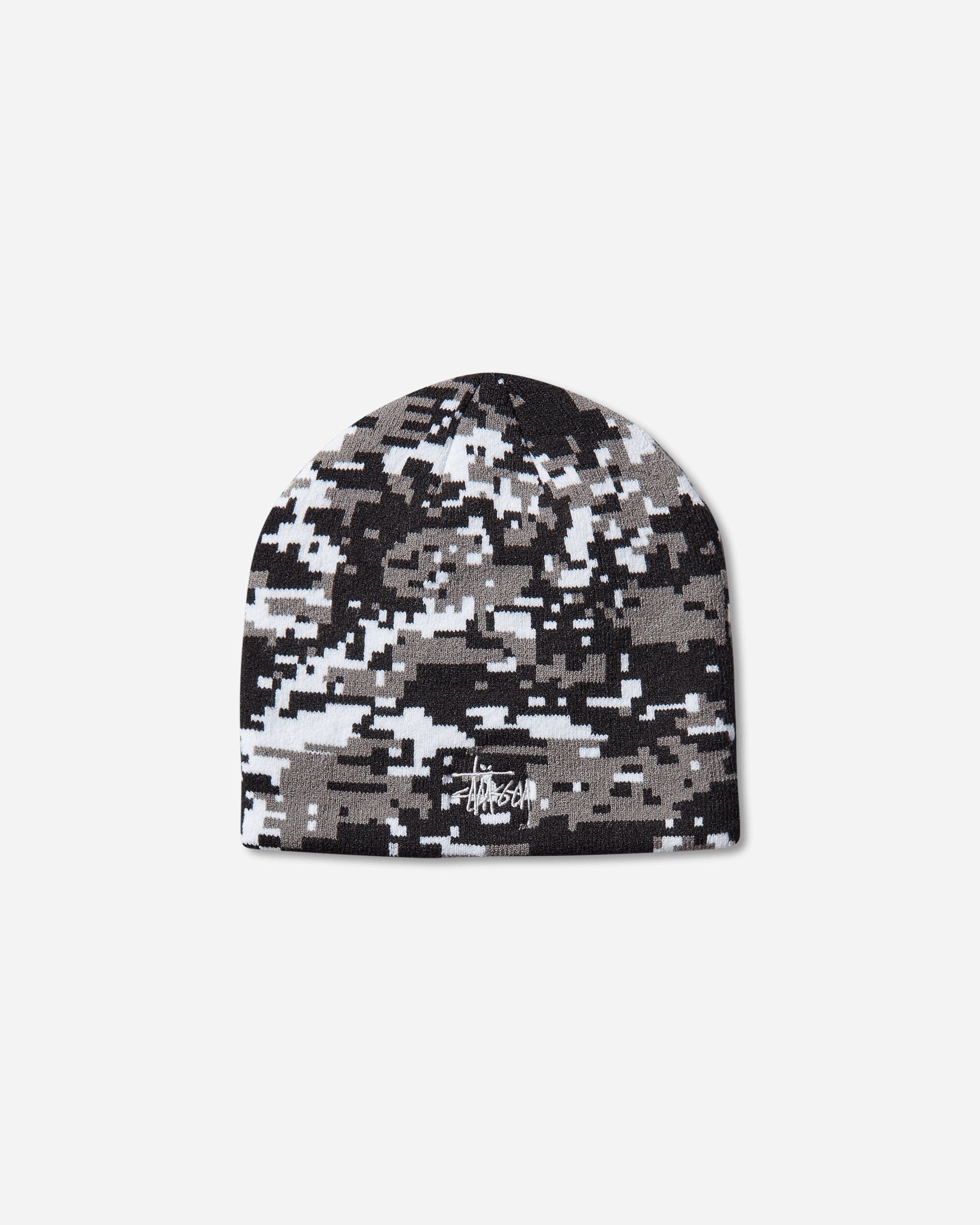 Stussy Basic Skullcap Beanie Digi Camo Grey