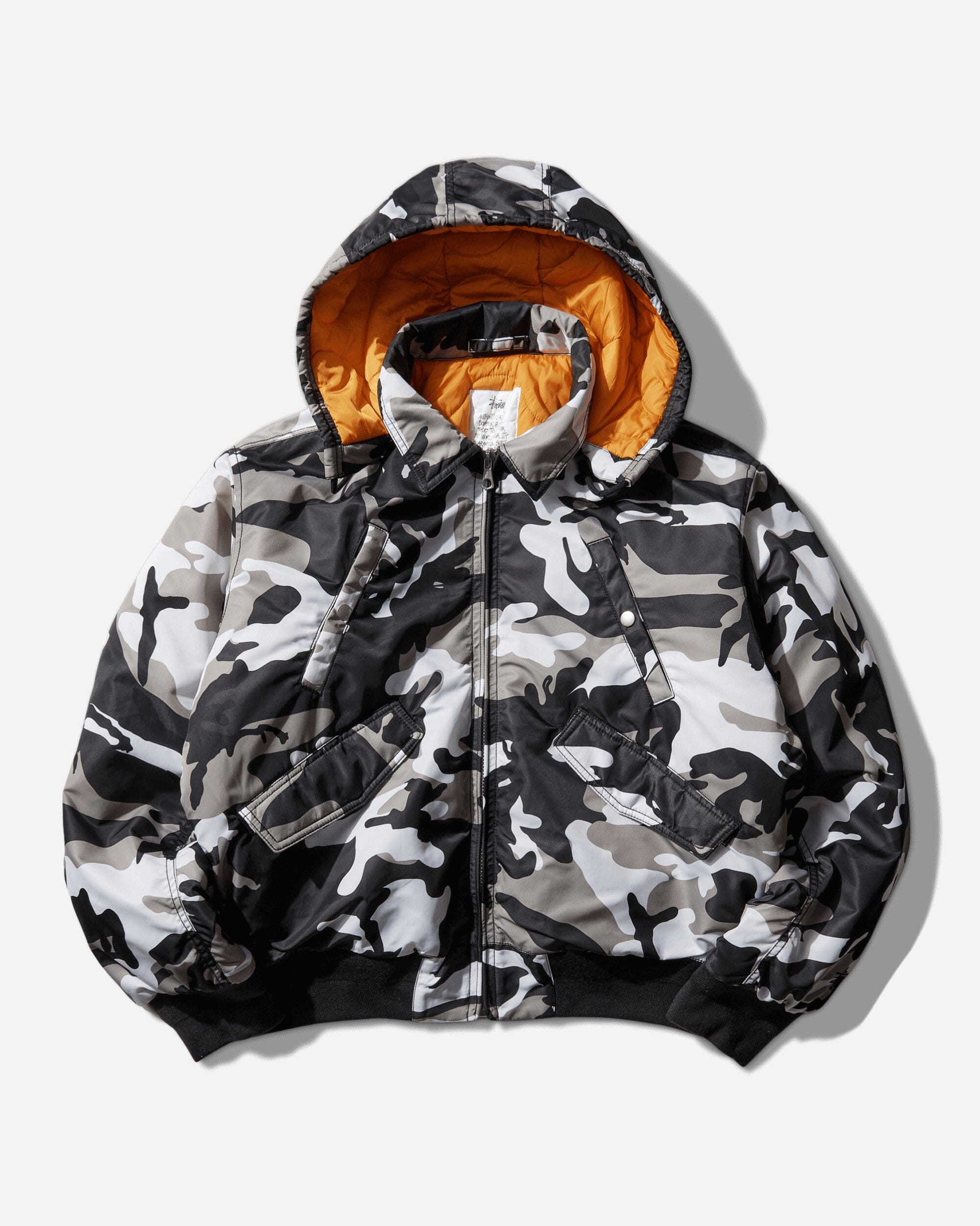 Stussy Flight Bomber Jacket Snow Camo