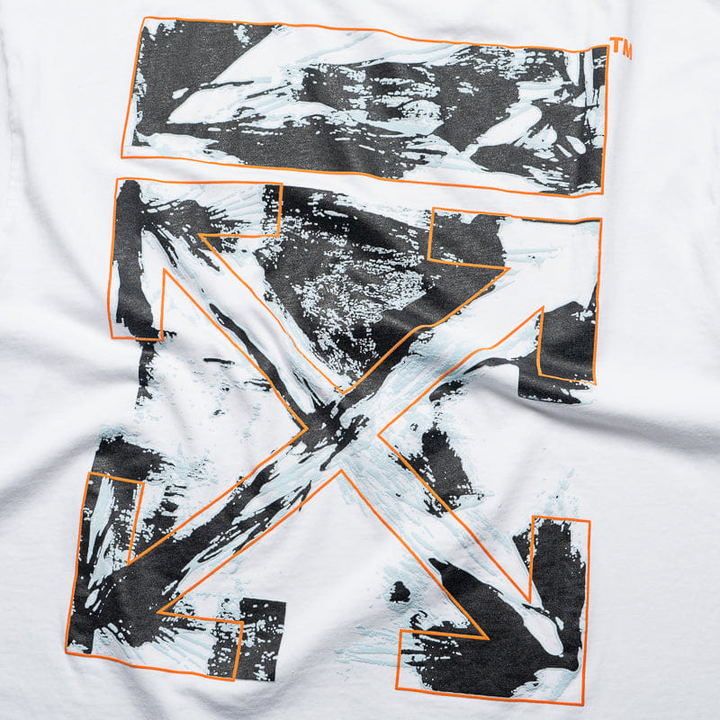 Off-White Rubbed Paint Arrows Skate Tee - White