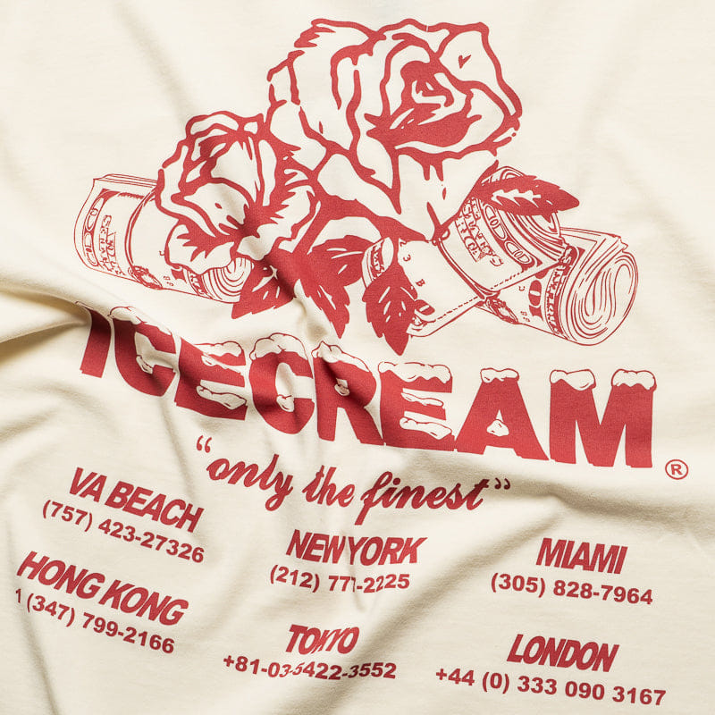 Ice Cream Rose Tee - Antique White