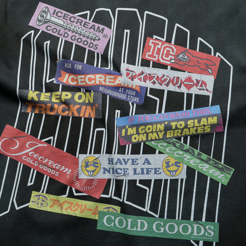 Ice Cream Bumper Knit Tee - Jet Set
