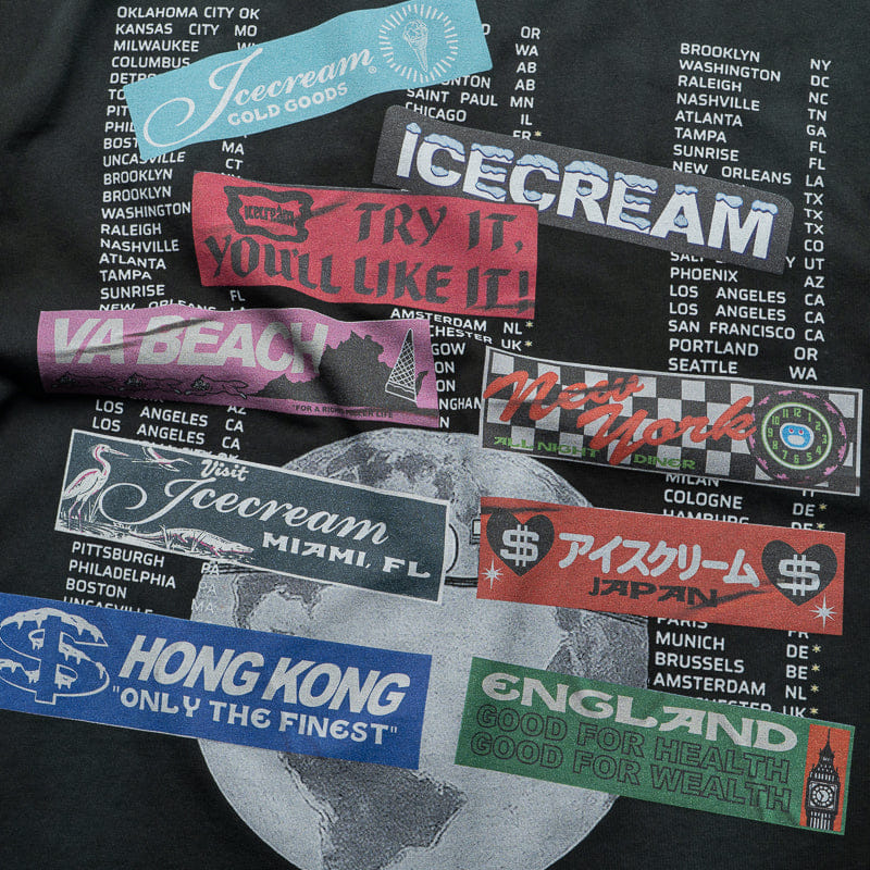 Ice Cream Bumper Knit Tee - Jet Set