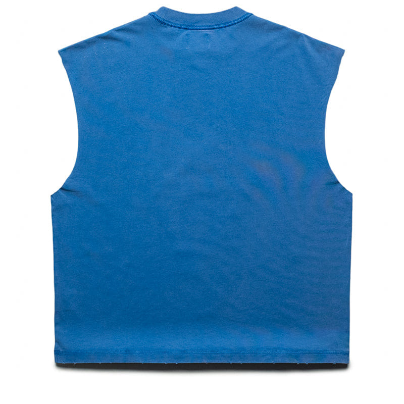 Diet Starts Monday Midnight Snack Cut Off Tee - Blue