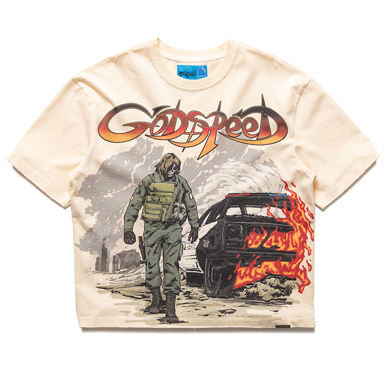 Godspeed New York KHAOS Tee - Bone