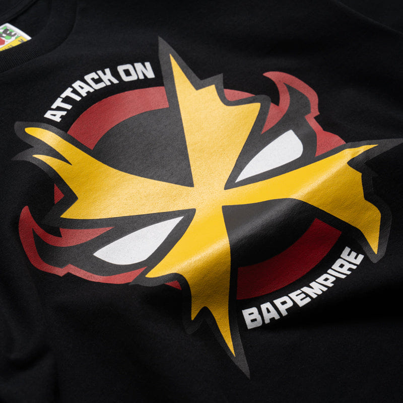 BAPE A Bathing Ape Bapeman-X Tee - Black