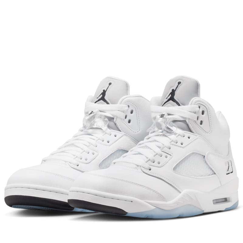Air Jordan 5 Retro - White/Metallic Silver
