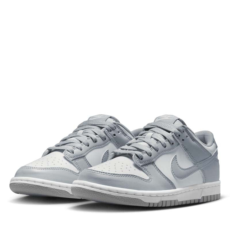 Nike Dunk Low (GS) - White/Light Smoke Grey