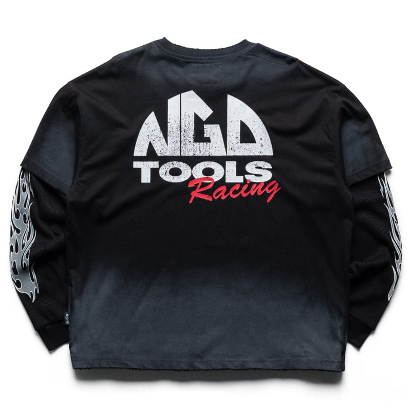 Nothing Grows Overnight Tools Thermal Layer L/S Tee - Black