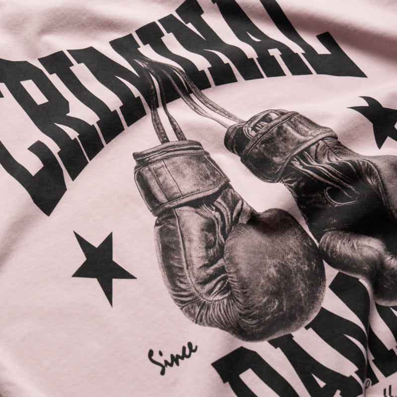 Criminal Damage Boxing Gym Tee - Lilac