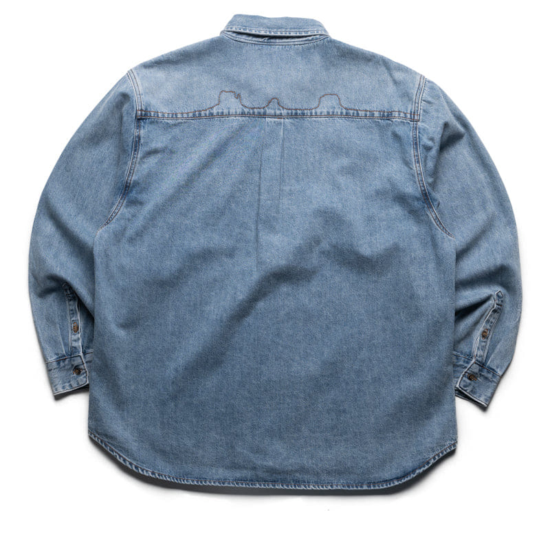 One Of These Days Denim Button Down Shirt - Indigo