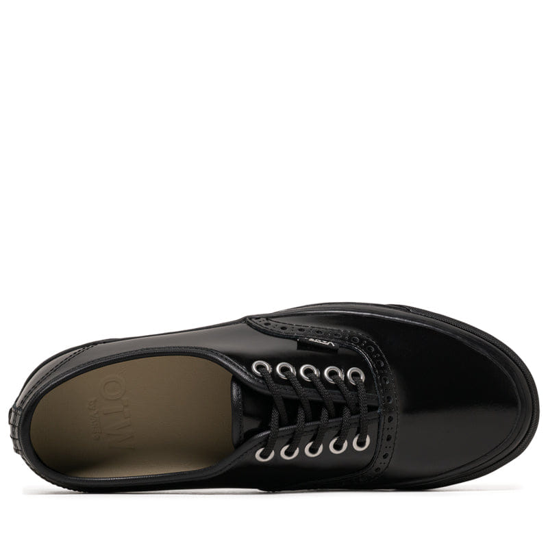 Vans OTW Authentic 44 Siped Vibram - Gloss Leather Brogue Black