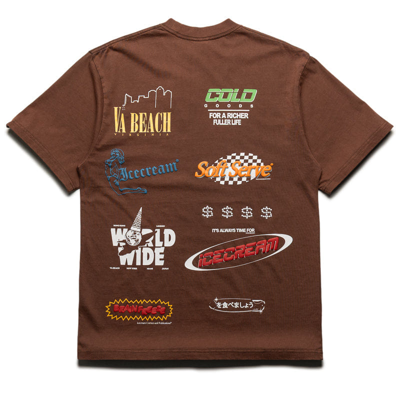 Ice Cream Rich Knit Tee - Chestnut