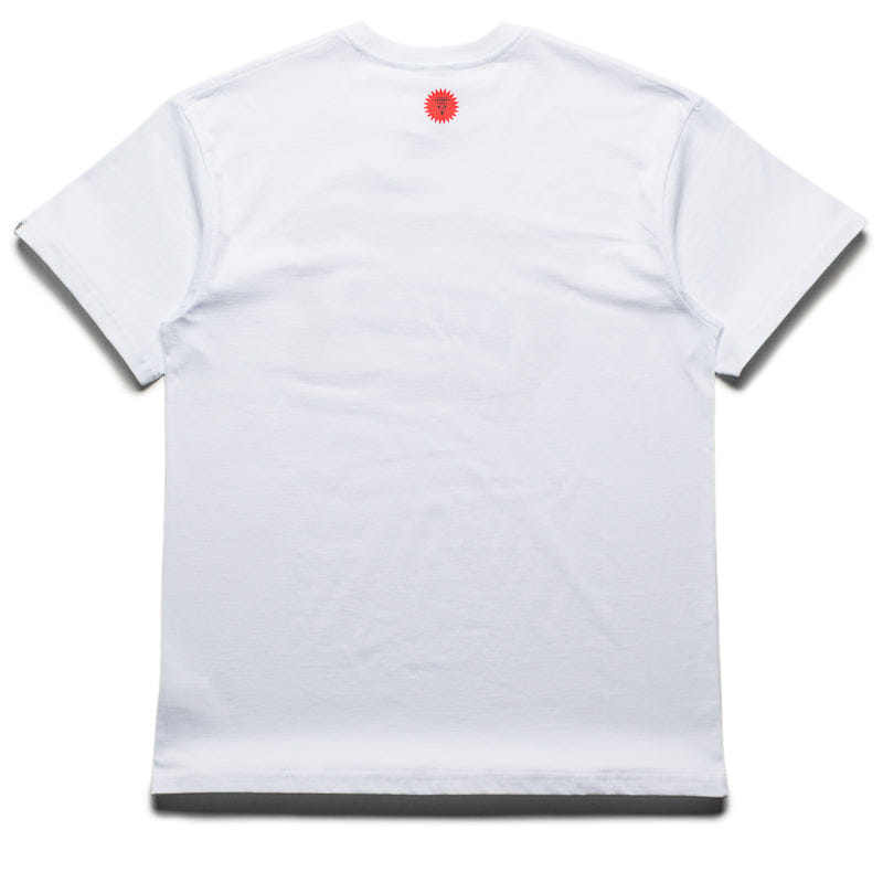 Ice Cream Taupe Tee - White