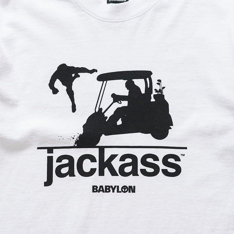 Babylon x Jackass Golf Cart Tee - Pure White