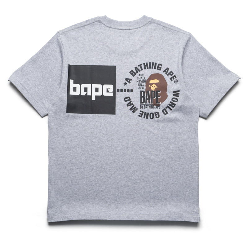BAPE A Bathing Ape Logo Tee - Gray