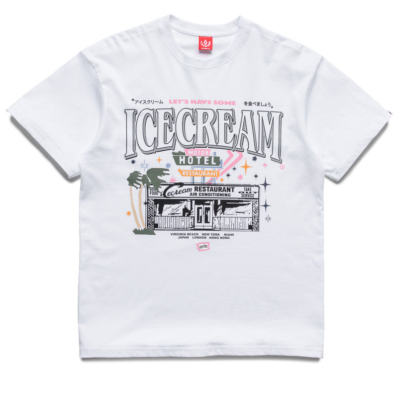 Ice Cream Store Front Tee - White