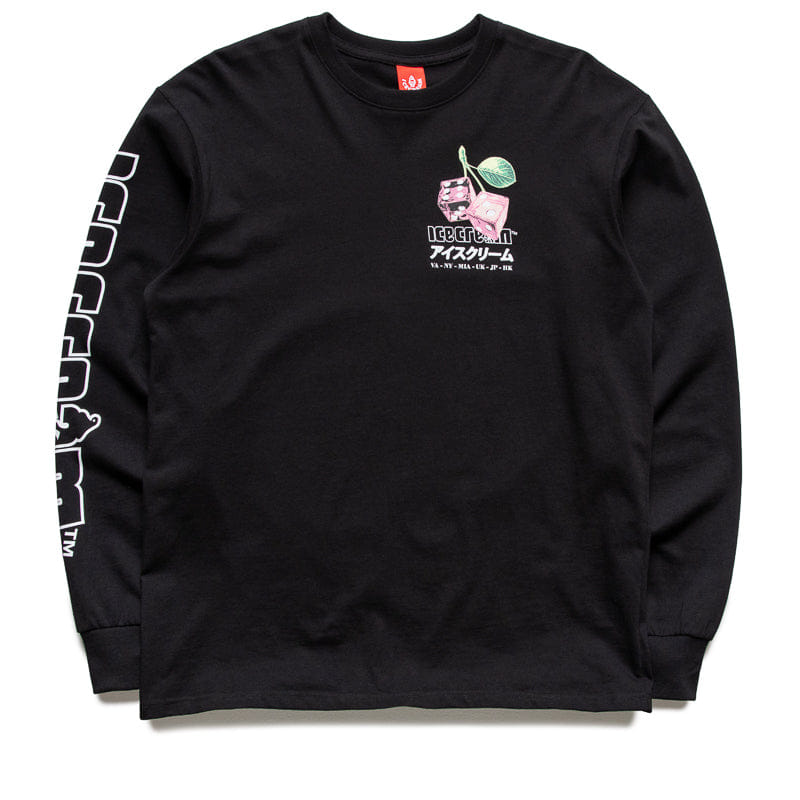 Ice Cream Dice L/S Tee - Black