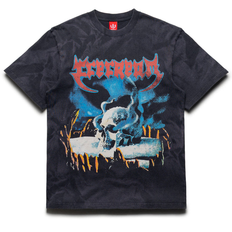 Ice Cream Stone Cold Knit Tee - Charcoal Art