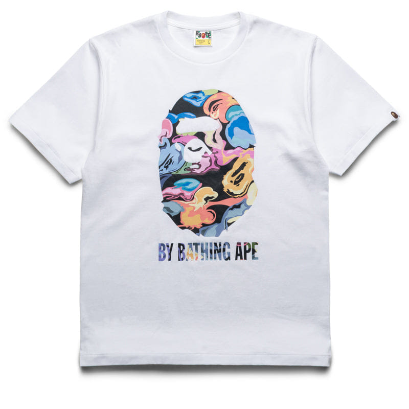 BAPE A Bathing Ape Art Camo By Bathing Ape Tee - White