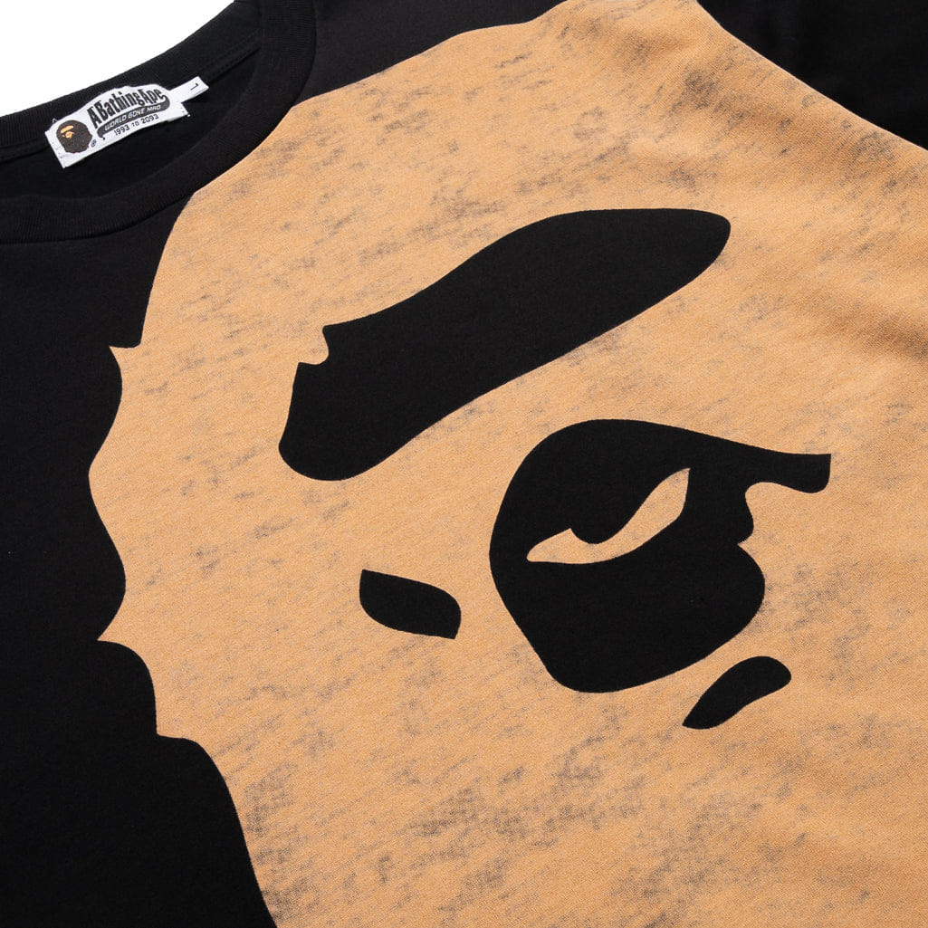 BAPE A Bathing Ape Bleached Big Ape Head Tee - Black