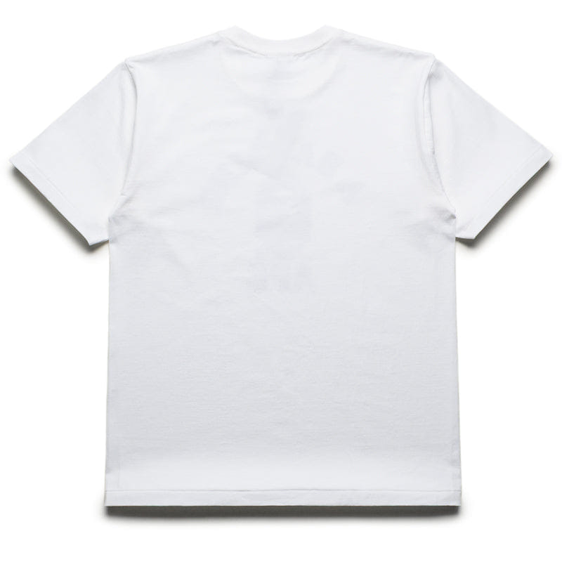 BAPE A Bathing Ape Bape Check College Tee - White/Red