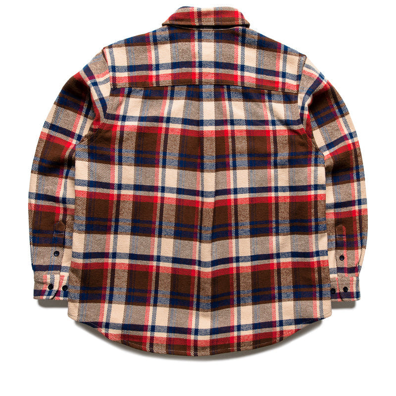 BAPE A Bathing Ape Bape Check Shirt - Red