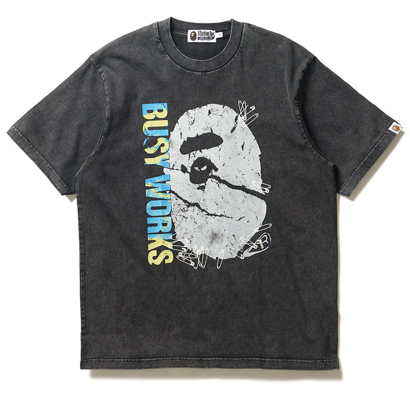 BAPE A Bathing Ape Garment Dye Tee - Black