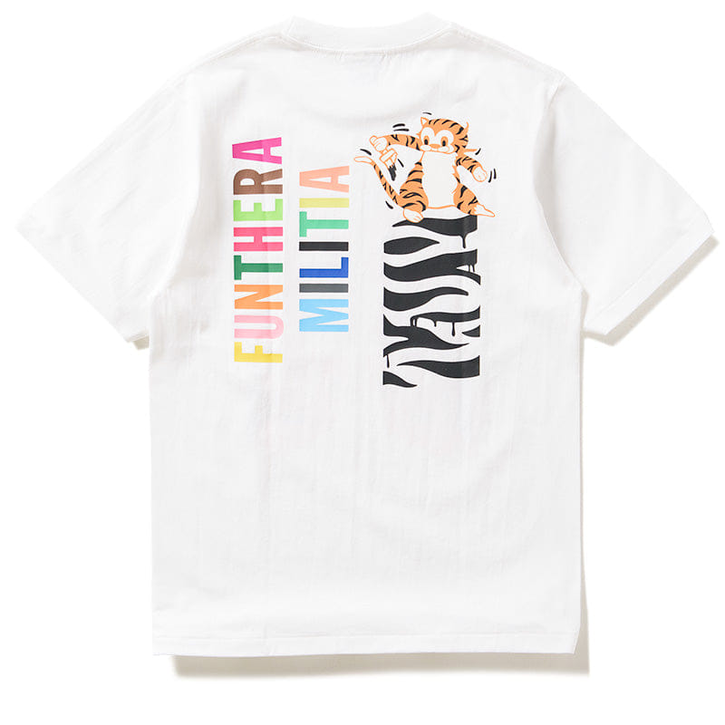 BAPE A Bathing Ape Colors Tiger Tee - White