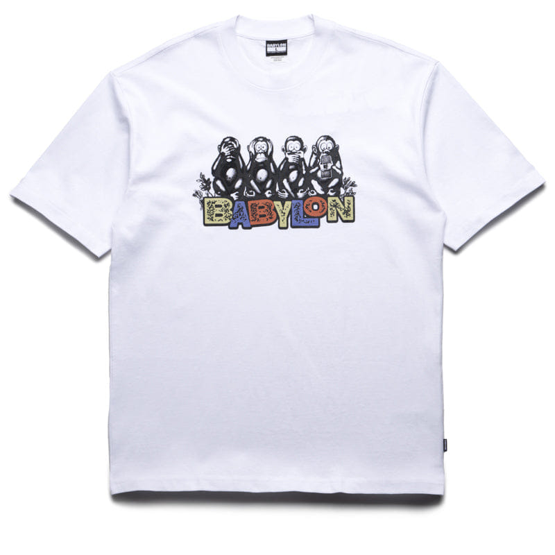 Babylon Monkey Business Tee - White
