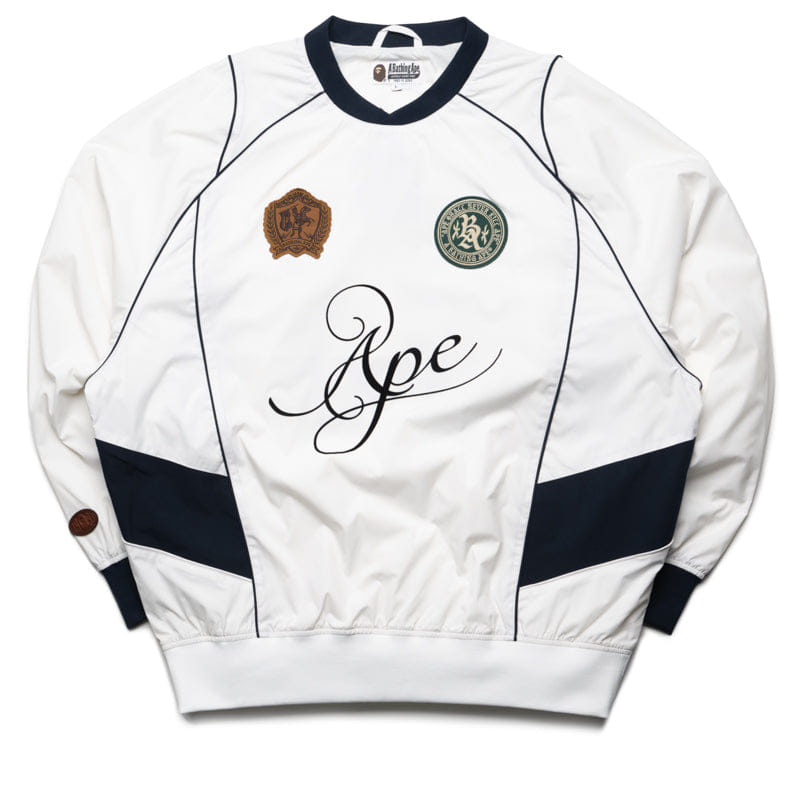 BAPE A Bathing Ape Multi Logo Pullover - White