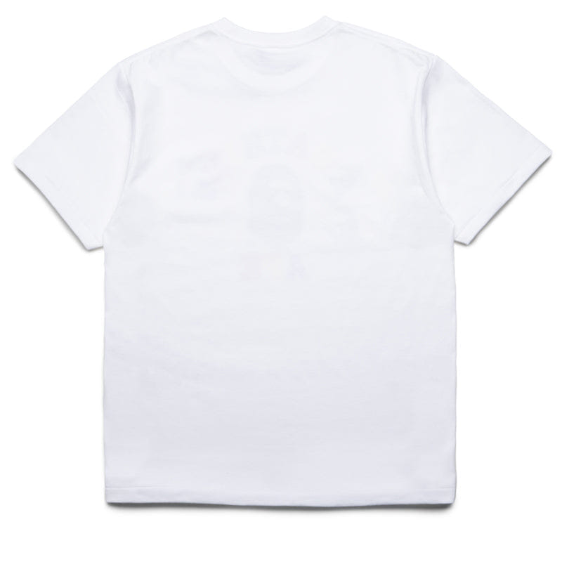 BAPE A Bathing Ape Neon Camo College Tee - White