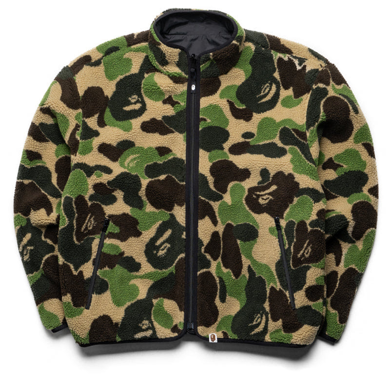 BAPE A Bathing Ape ABC Camo Boa Reversible Jacket - Green