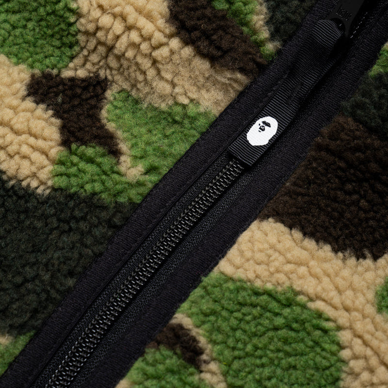 BAPE A Bathing Ape ABC Camo Boa Reversible Jacket - Green