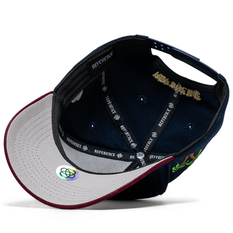 Reference Paradise LA Snapback - Navy/Burgundy