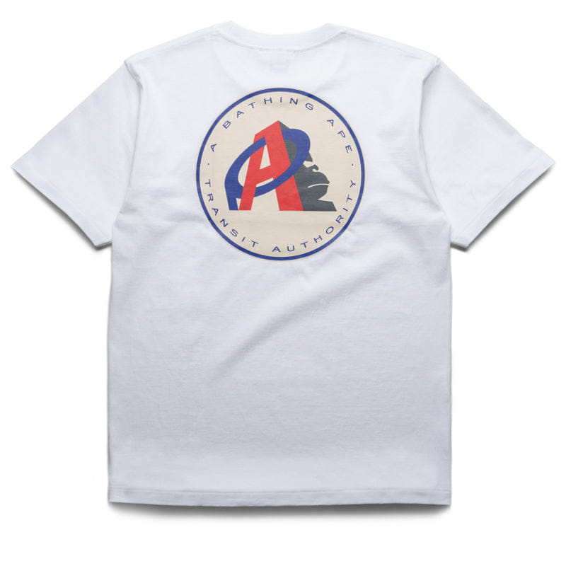 BAPE A Bathing Ape Ape Transit Authority Tee - White
