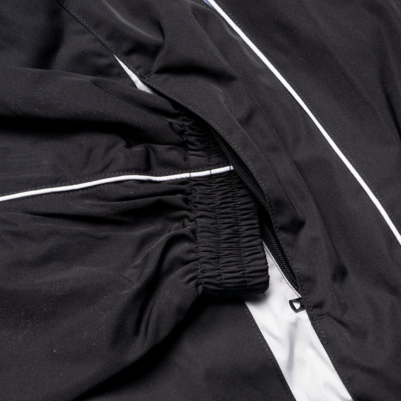 BAPE A Bathing Ape Logo Nylon Track Jacket - Black