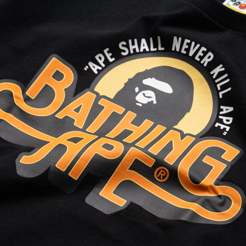 BAPE A Bathing Ape Genuine Garment Logo Tee - Black