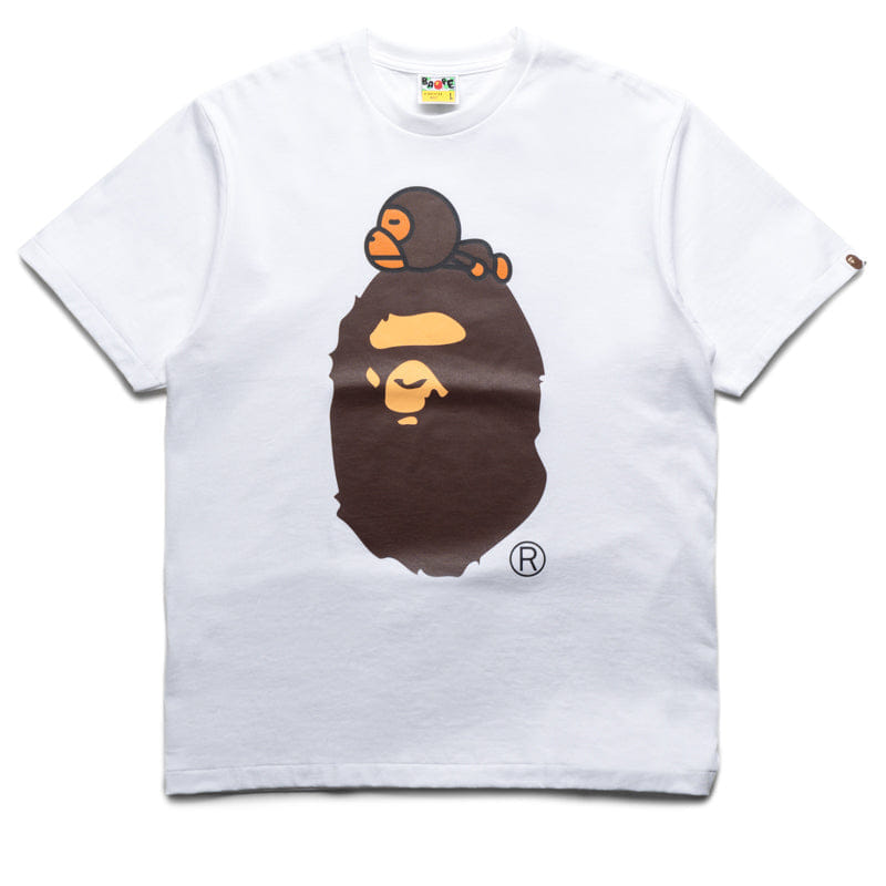 BAPE A Bathing Ape Milo On Big Ape Tee - White