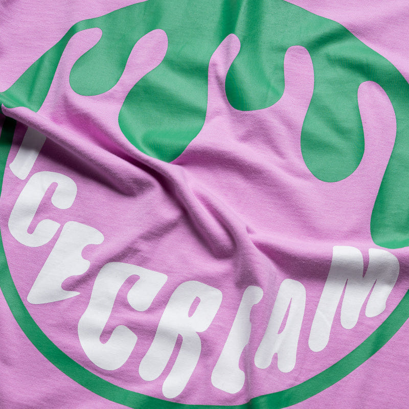 Ice Cream Drippy Tee - Orchid