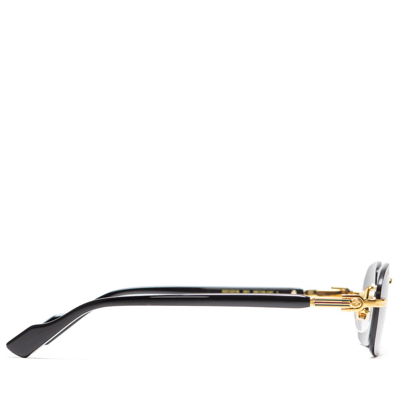 Gucci Rectangular Frame Sunglasses - Gold/Grey