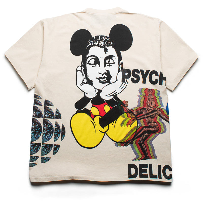 CRTFD Allover Print Mash Up Tee - Natural