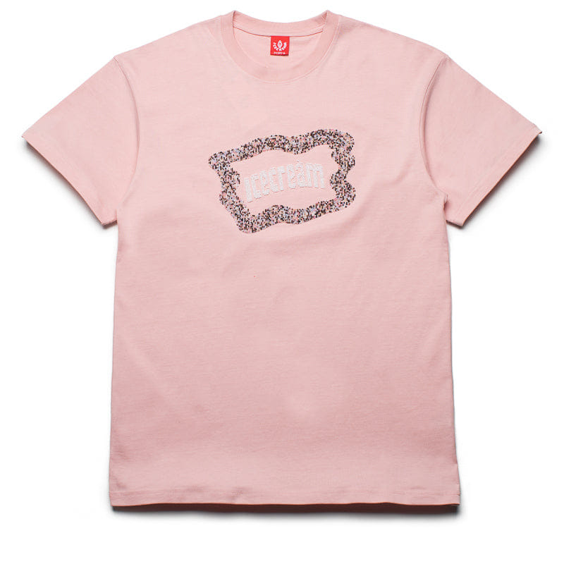 Ice Cream Flag Tee - Silver Pink