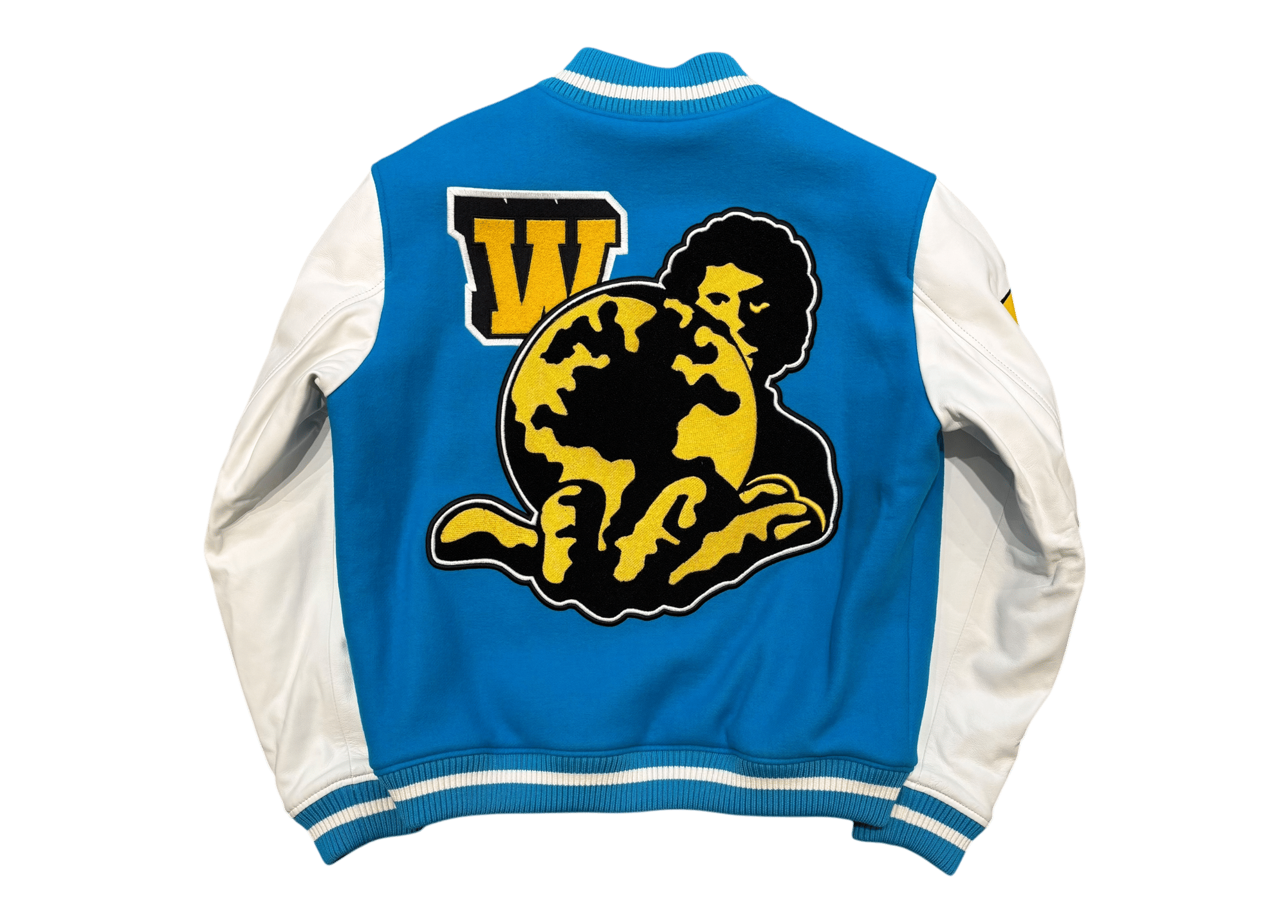 Off-White Varsity Jacket Azure Yellow COND NEW