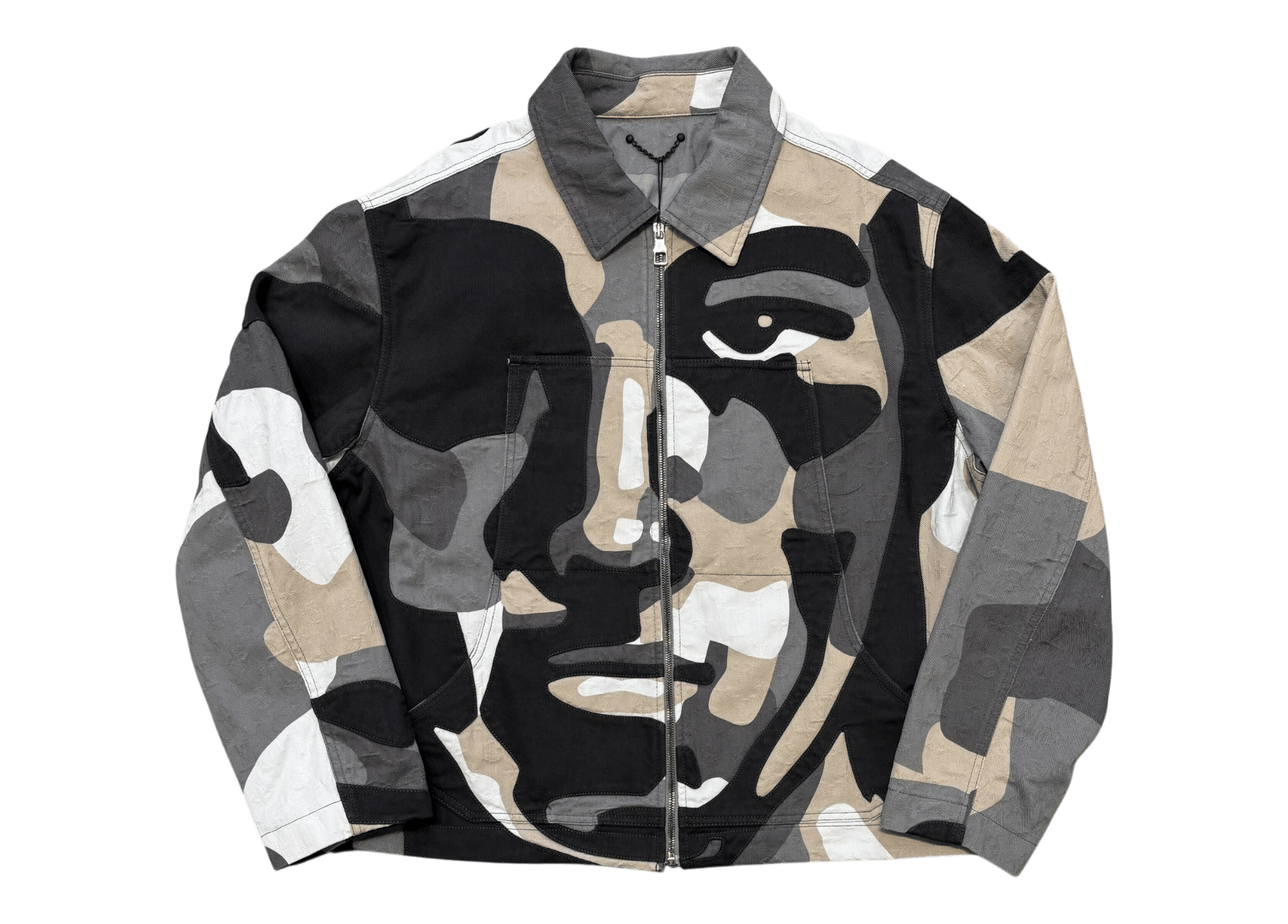 Louis Vuitton Denim Jacket Patchwork Monogram Kid Super COND NEW
