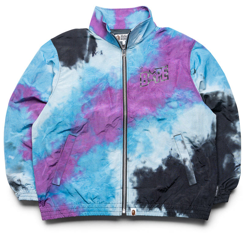 BAPE A Bathing Ape Tie Dye Track Jacket - Black