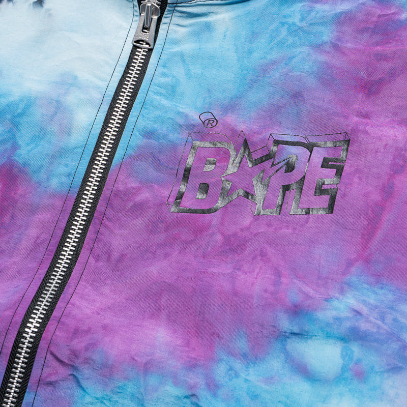 BAPE A Bathing Ape Tie Dye Track Jacket - Black
