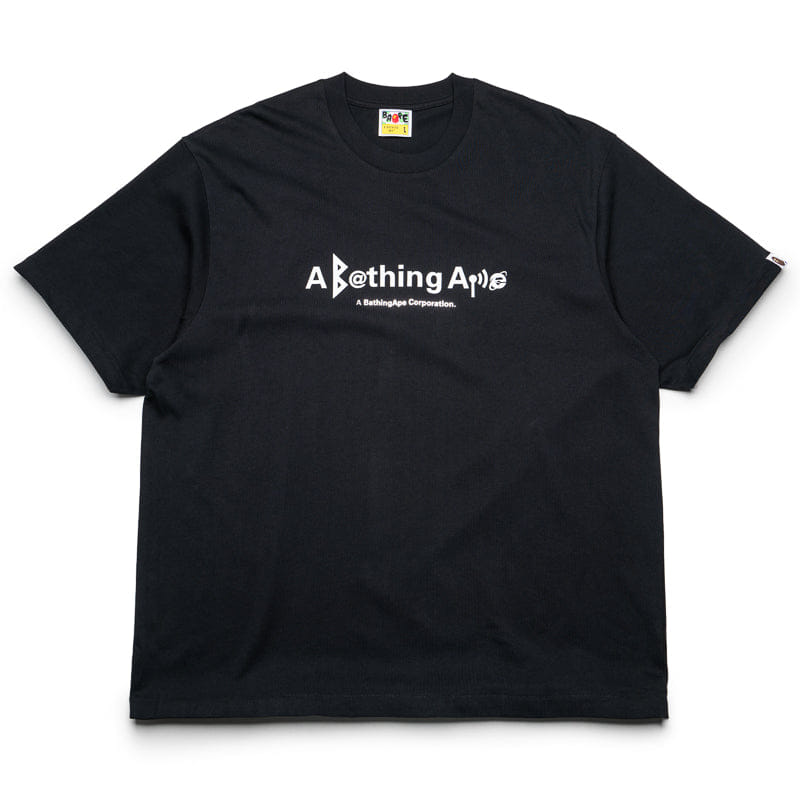 BAPE A Bathing Ape Symbol Logo Tee - Black